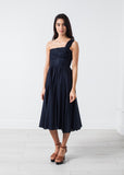One Shoulder Dress in Navy