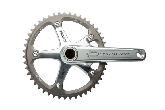 Silver omnium crankset on sale